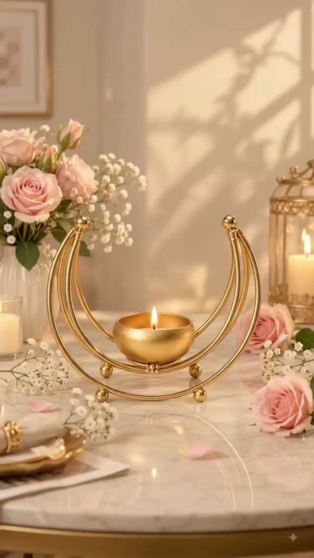 Aesthetic Handmade Candle Holder - Image 1