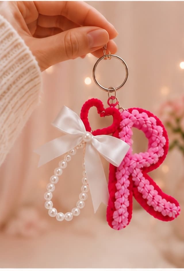 Alphabet keychain